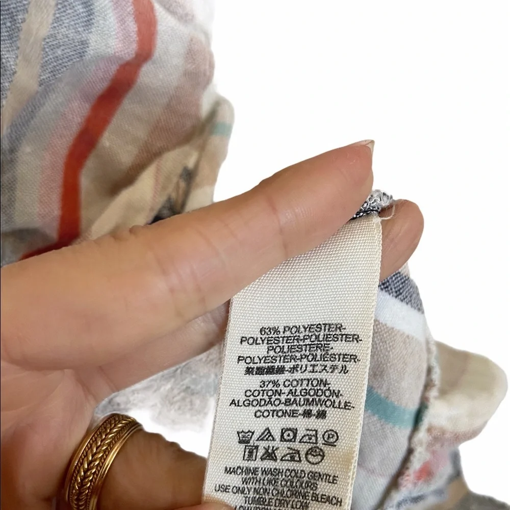 Free People Wrap It Up Multi Strips Dress